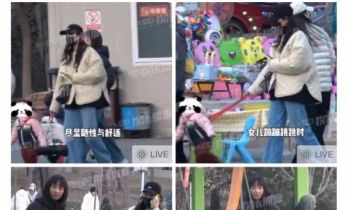 曝王鸥带女儿逛公园，全程紧跟孩子母性爆棚，孩子生父身份引热议