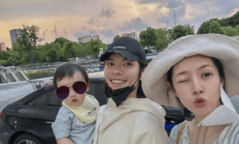 郭碧婷带女儿给向佐送机！5岁小奶黄不舍哭好久，俩夫妻感情好淡