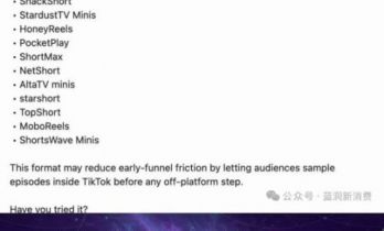 TikTok进军微短剧：肥皂剧震惊好莱坞