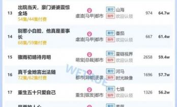 12月28日付费短剧大盘4252万：《修好铁疙瘩转身踏青云》连续第一