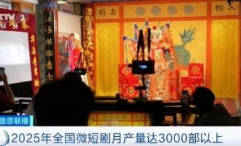 爆发式增长态势！2025年全国微短剧月产量达3000部以上