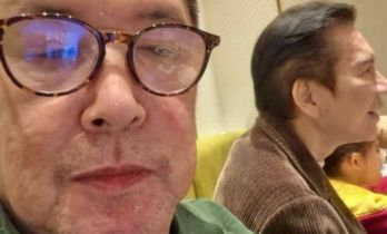 郭碧婷爸爸曝向太回湾湾看孩子庆生，向华强带孙女看望他一起吃饭