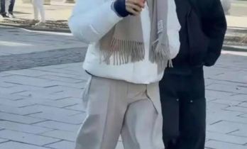 孙千拍戏被偶遇，穿紧身裤长筒靴身材火辣，却因相貌平平被嘲普女