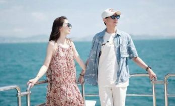 港姐翁嘉穗一家迪拜过年，72岁富豪老公显年轻，90多岁公公精神好